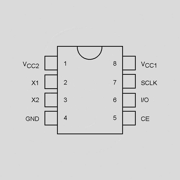 [108884] RTC 3-Wire Trickle-Charge DIP8