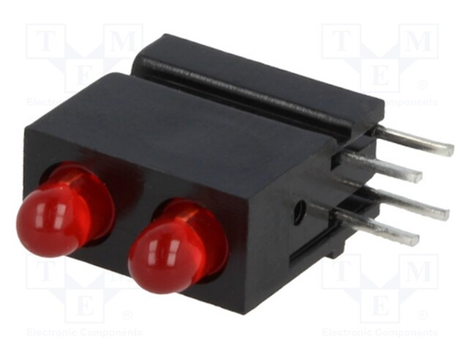 [109120] MENTOR PCB LED-fatning, RØD+RØD