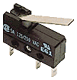 [109220] Microswitch, 5A 125/250VAC 19,8x12,3x6,4mm,21mm ARM