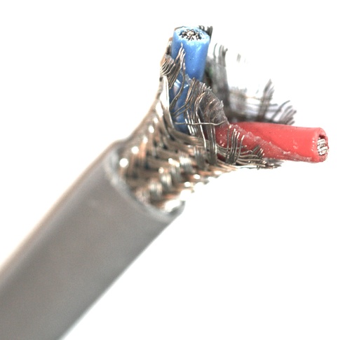 [109434] Netledning 2x2.5mm2 SKÆRMET