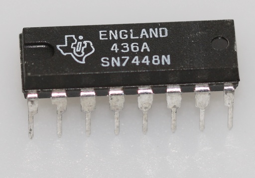 [131744] BCD to 7-segment decoder/driver with Internal Pullups DIP-16