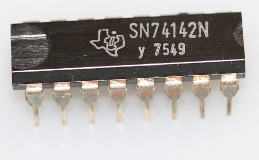 [131792] Decade counter/latch/decoder/driver for Nixie tubes  DIP-16