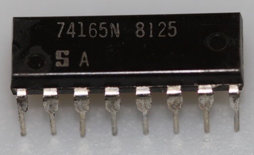 [131851] 8-bit serial shift register, parallel Load, complementary outputs DIP-16