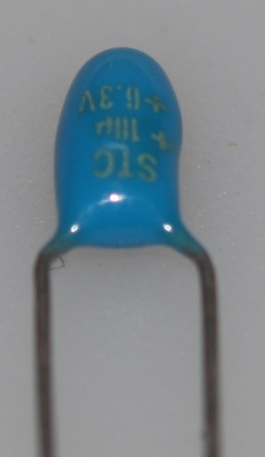 [131940] Tantalum Capacitor 10uF 6,3V P5,08