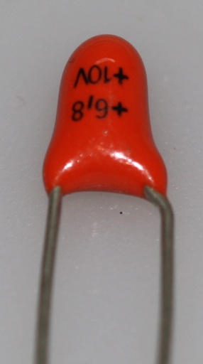 [131941] Tantalum Capacitor 6,8uF 10V P5,08