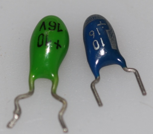 [131942] Tantalum Capacitor 10uF 16V P5,08