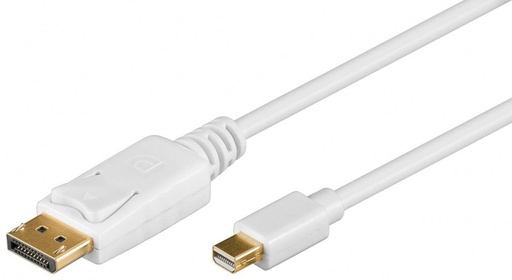 [132023] DisplayPort-Mini DP cable m-m 1m Hvid