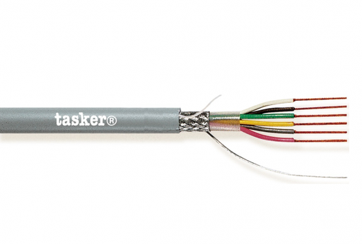 [132061] Skærmet kabel 1x0,14mm&sup2; Grey