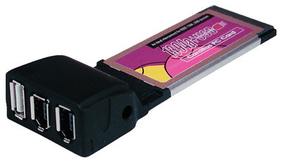 [132174] ExpressCard 34mmUSB 2.0/FireWire