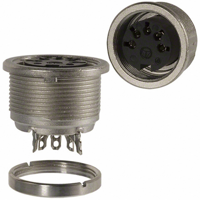 [132287] AMPHENOL - SOCKET FRONT PANEL MOUNT C091A 5WAY 180¤ DIN