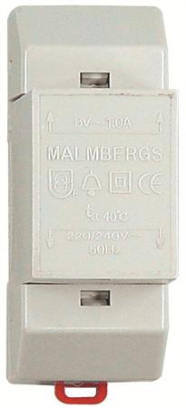 [132308] Ringledningstransformator, DIN/væg, 8VAC