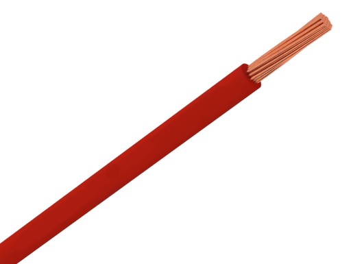 [132388] PVC-ledning, H07V-K, 4mm², rød