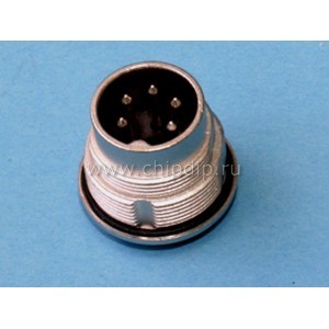 [132389] AMPHENOL - PLUG BACK PANEL MOUNT C091D 5WAY 240&deg;