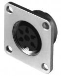 [132408] AMPHENOL - SOCKET FRONT PANEL MOUNT C091D 8WAY square