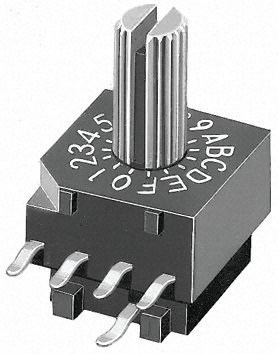 [132425] PCB coding switch HEX 4+1