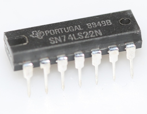 [132497] Dual 4-input NAND gate with open collector out DIP-14
