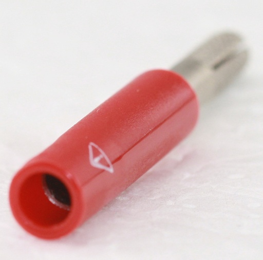 [132513] Overgangsstik Banan M/F Ø=4/4mm. Safety RED