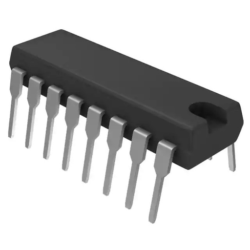 [132853] Quad 2-input multiplexer with storage DIP-16