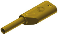 [132892] HIRSCHMANN - PLUG, 2MM, SAFETY, YELLOW