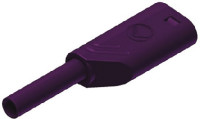[132897] HIRSCHMANN - PLUG, 2MM, SAFETY, VIOLET