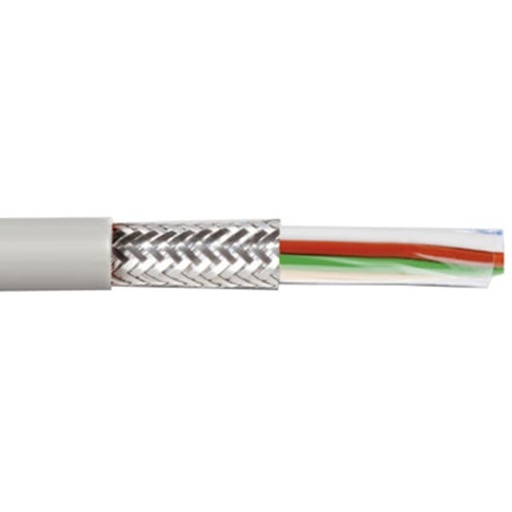[132915] Skærmet kabel 8x0,50mm² Grå