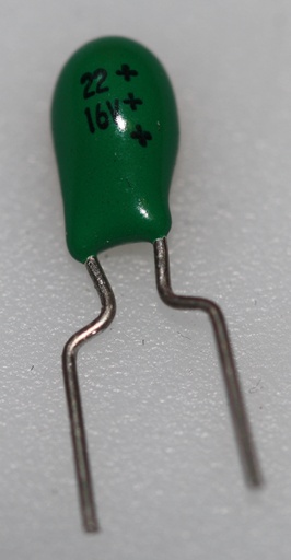 [132939] Tantalum Capacitor 22uF 16V P5,08
