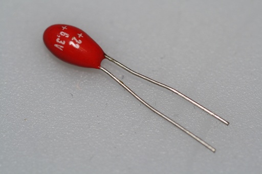 [132949] Tantalum Capacitor 22uF 6,3V P2,54