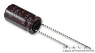 [133175] El-Capacitor 1µF/350V-P5-10x12,5mm.