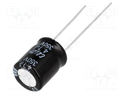 [133247] El-Capacitor 4,7µF/350V 10x12,5 P5,0
