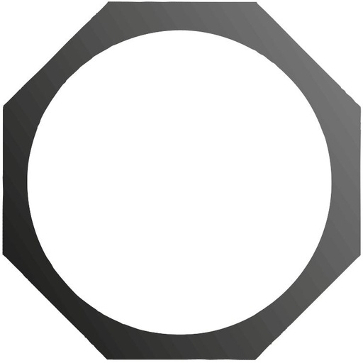 [133408] PAR56 Filterframe Sort, 8-kantet