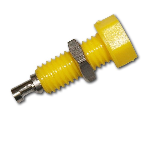 [133501] Laboratoriesokkel, Ø = 2mm, gul