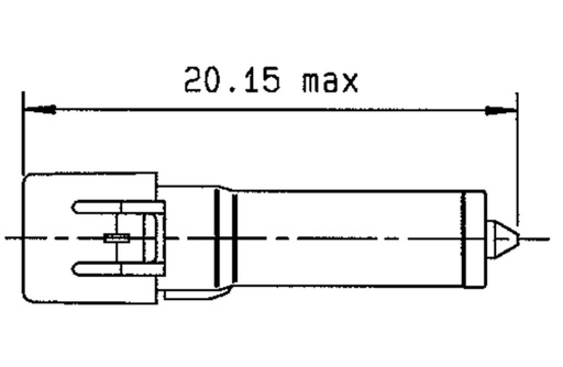 [133630] Fibre Optic Connectors EC FERRULE 125 MICRON 