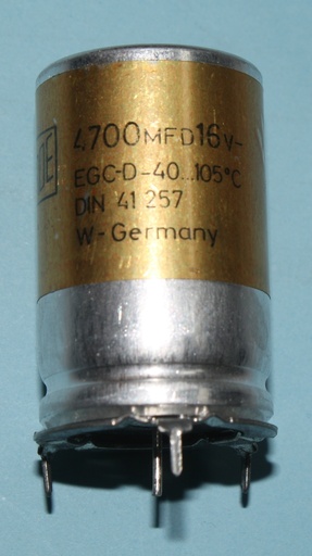[133677] El-Capacitor 4700uF/16V-P12,5-25x40-4.Ben