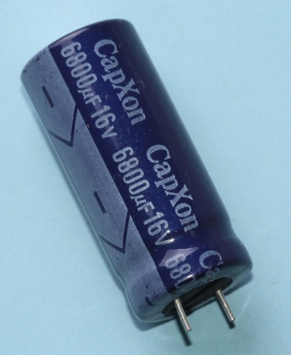 [133763] El-Capacitor 6800µF/16V-P7,5 16x36