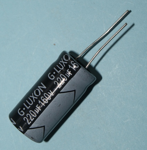 [133877] El-Capacitor 220µF/160V-P7,5-16X30