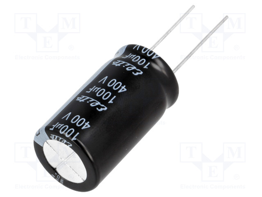 [133893] El-Capacitor 100µF/400V-P7,5-18X31,5