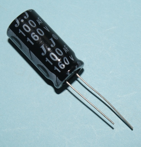 [133903] El-Capacitor 100µF/160V-P5-12,5X25