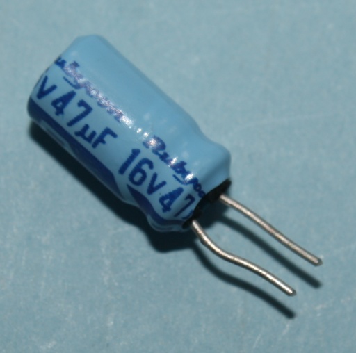 [133961] El-Capacitor 47µF/16V-P2,5-6,3X11