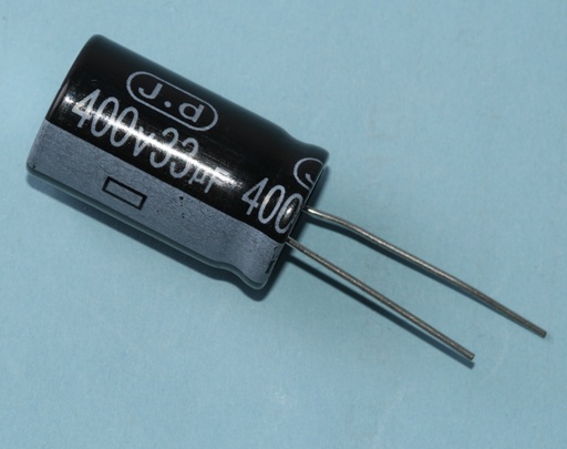[133996] El-Capacitor 33µF/400V-P7,5-16X25
