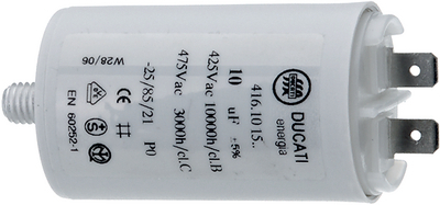 [134048] Motorstart kondensator 4uF, 475V Ø28x55mm