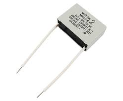 [146708] Motorstart kondensator 2uF, 400V 41,4x28,5x16mm.