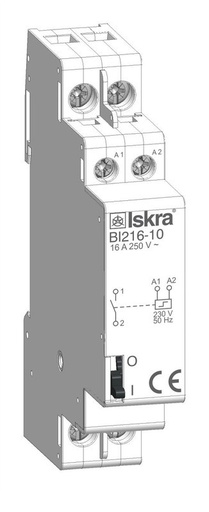 [146825] Relay: installation; bistable; NC + NO; Ucoil: 24VAC; 17.6x90x65mm