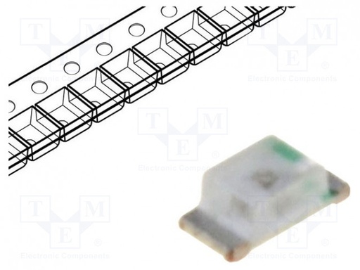 [146860] LED; SMD; 0603; white warm; 300÷400mcd; 2500-3800K; 130°; 20mA; 95mW