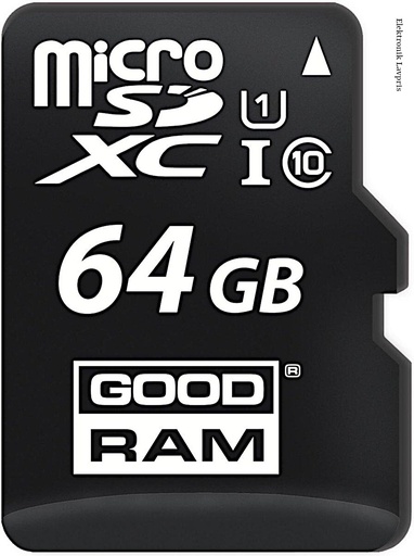 [146883] MicroSDXC + adapter, Class 10 UHS-I, 64GB