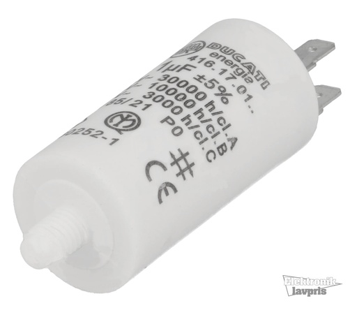 [147276] Motorstart kondensator 1uF, 475V =28x55mm.