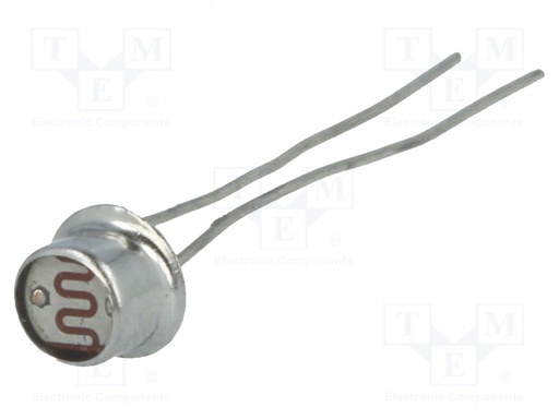 [147351] Photoresistor; 100mW; 8÷20kΩ; 540nm; Mounting: THT; 150VDC