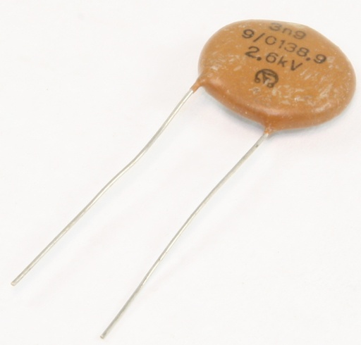 [147632] Keramisk kondensator 3,9nF, 2K6V 2600V