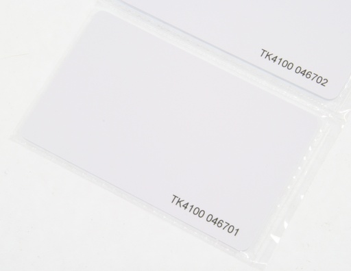 [147800] RFID kort 86x54x0.8mm UNIK 125kHz TK4100, 1 stk.