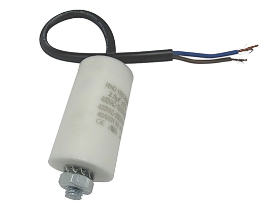 [147842] Motorstart kondensator 3uF 450V =30x55mm