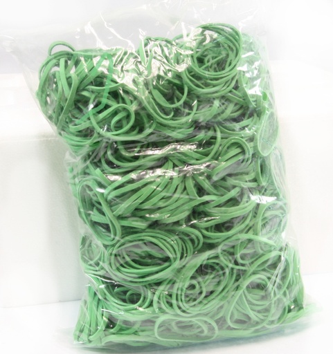 [147891] Elastikker, 3 x 1,5mm, :40mm, flad, grn, 100g